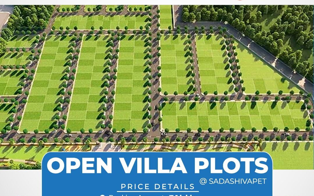 Open Villa Plots at Sadhashivapet, Mumbai Highway. Only 14,500 per Sqy.